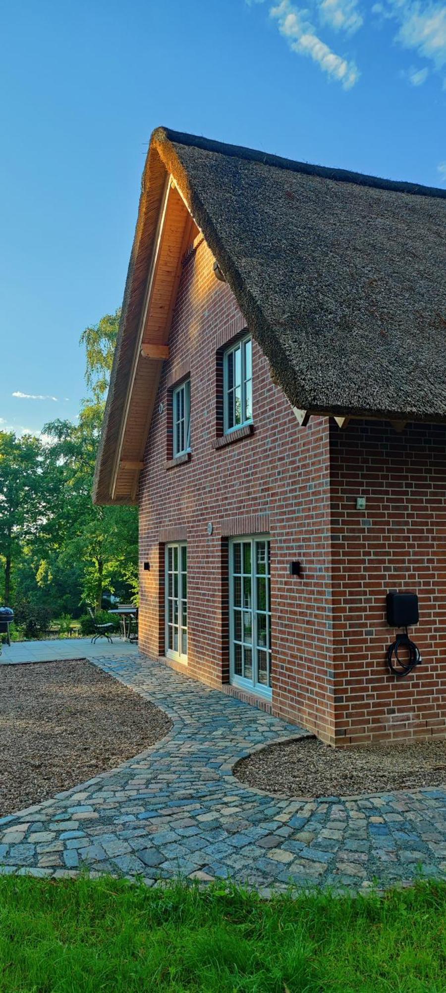 Reetdachhaus In Der Bremer Schweiz Luaran gambar